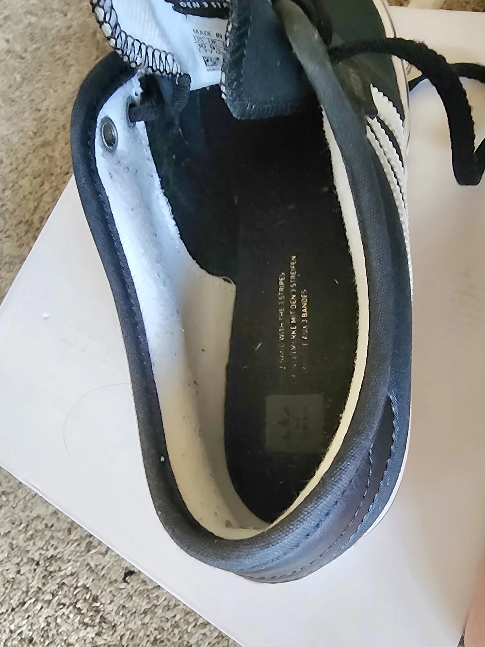 Adidas Originals Seeley Black White Canvas Skate Shoes Men's Size 10 F37427